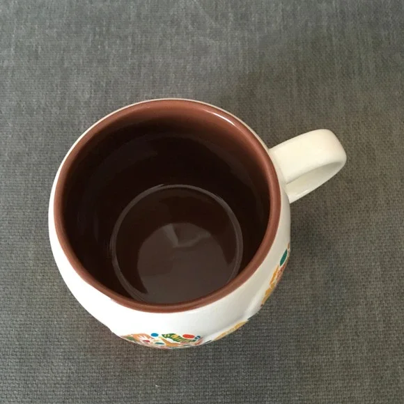 Disney Animal Kingdom‎ Ceramic 17 oz Coffee Mug Rounded Raised Mickey Silhouette - Picture 5 of 6